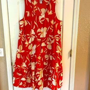 Ava & Viv Women’s Plus Tropical Sundress Sz 2X